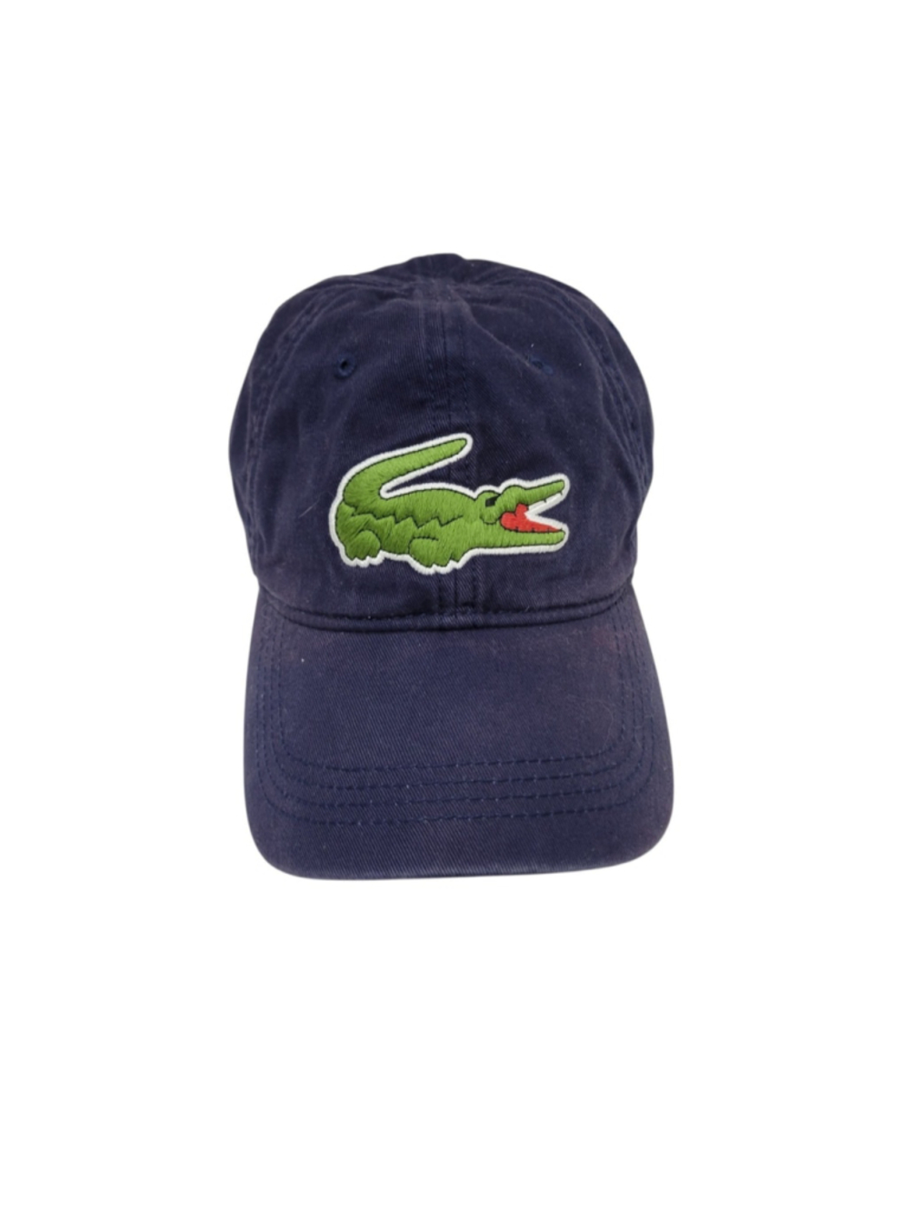 Lacoste Blue Embroidered Logo Cotton Adjustable Strap Unisex Baseball Cap OS
